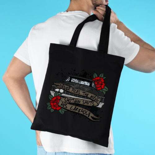 Tattoo Style SPN Tote Bag