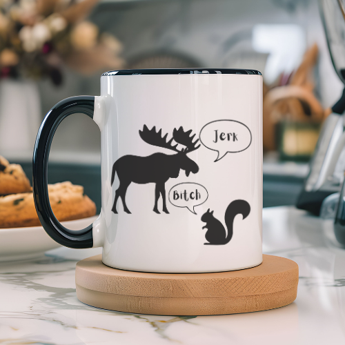 Squirrel & Moose Mug
